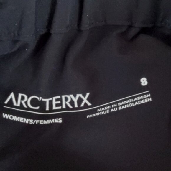NWOT Arcteryx Contenta Pant Womens in Black Size 8 - Picture 4 of 5